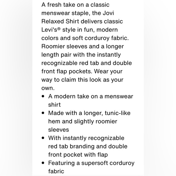 Levi’s relaxed fit button up (Multiple sizes) - Picture 14 of 16